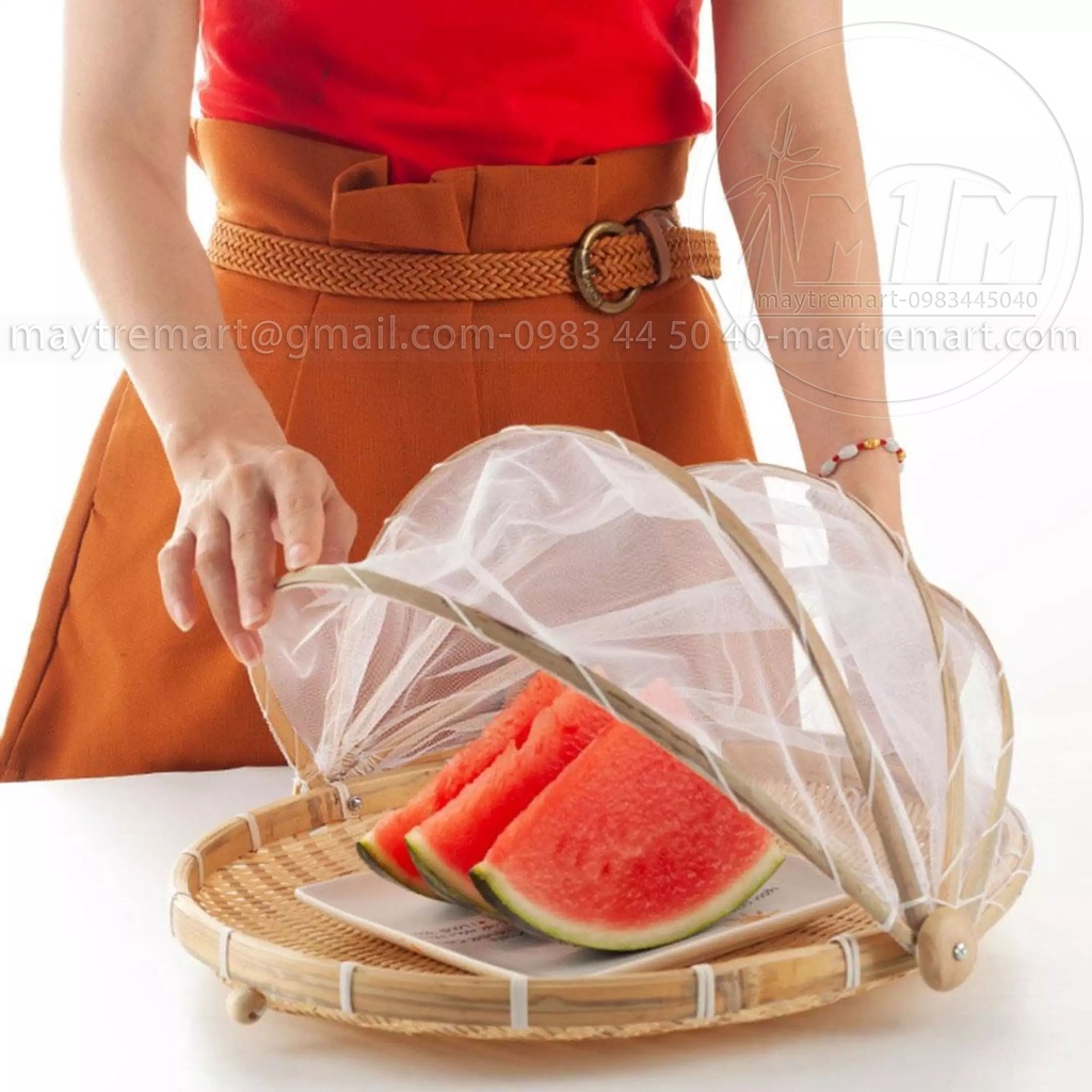 Lồng bàn lưới picnic đậy đồ ăn, tránh côn trùng, bụi bẩn