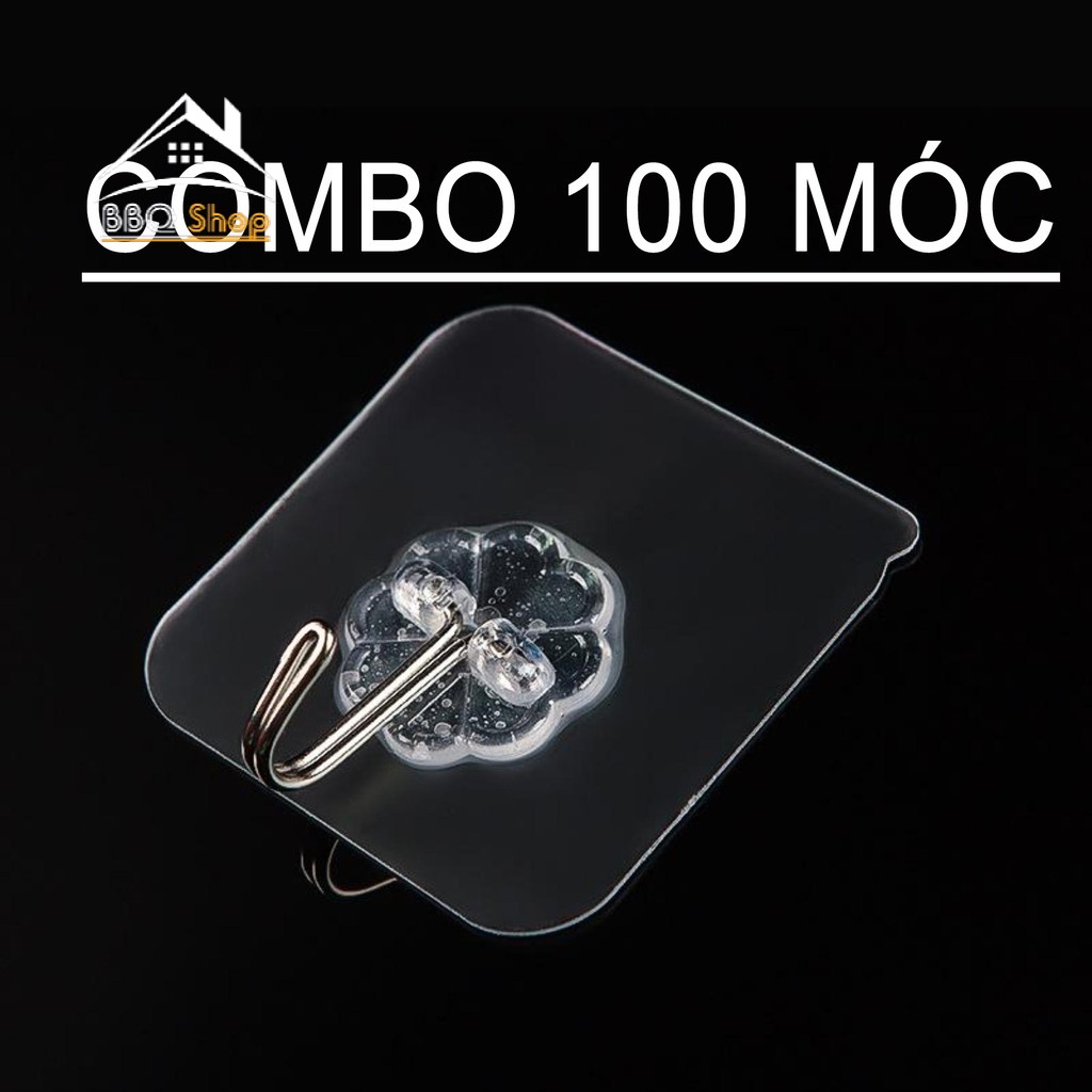 [RẺ VÔ ĐỊCH] COMBO 100 Móc Dán Tường SIÊU DÍNH, Siêu Chắc