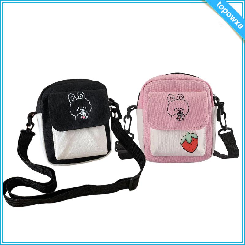 Túi vải Mini Dây Đeo Vai Thời Trang Cho Nữ