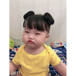 tóc natra cho bé💄freeship 50k💄 tóc mái và búi cho bé gắn liền
