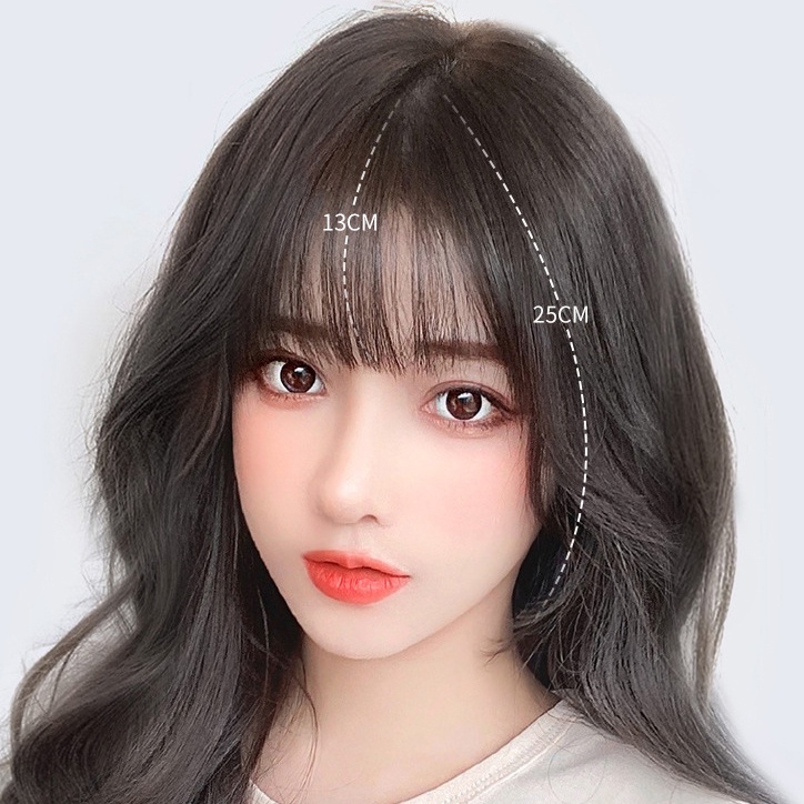 Tóc Mái Giả Có Mái Bằng Sợi Tổng Hợp Tàng Hình Thời Trang Cho Nữ