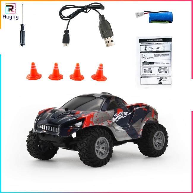 Bộ Xe Hơi Địa Hình Điều Khiển Từ Xa Tốc Độ Cao 2.4g R3 1: 32 Có Đèn