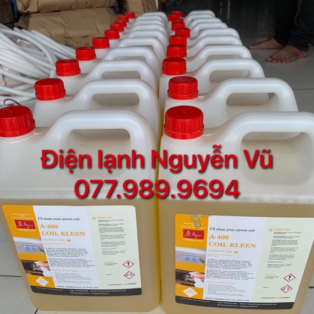 Chất tẩy rửa dàn lạnh A400 Coil Kleen - Nước tẩy dàn lạnh A400 Coil Kleen
