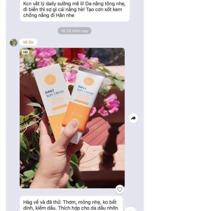 [Giá sỉ] Kem chống nắng DAILY SUN CREAM 3 IN 1 SPF50+ PA ++++ 60ML kiềm dầu, nâng tone, dưỡng trắng