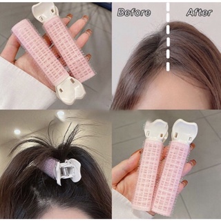 Lô cuốn tóc mái có kẹp giữ cố định
