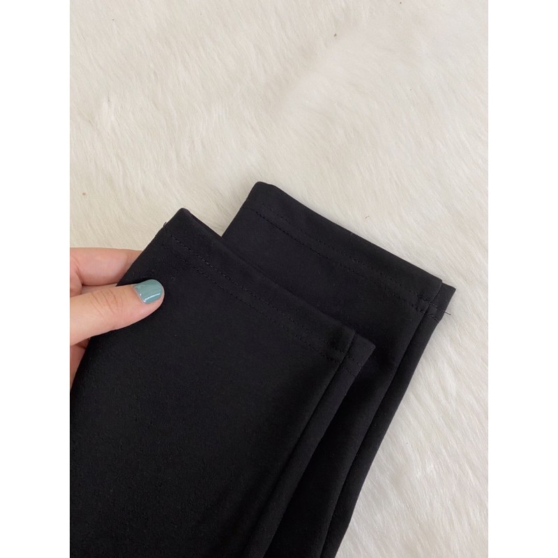 Quần Baggy cottong chéo đen trơn From to từ 45-70kg(M-3XL)