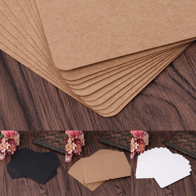 Set 10 Tấm Thẻ Giấy Gấp Gọn Dùng Để Trang Trí Thiệp Giáng Sinh / Tiệc Cưới