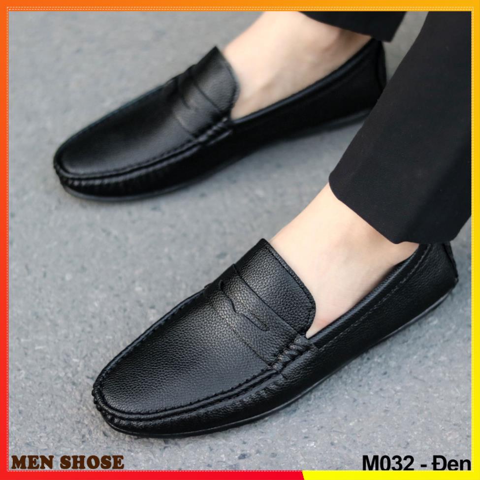 Giày Mọi Nam Da Lì  Mã M032