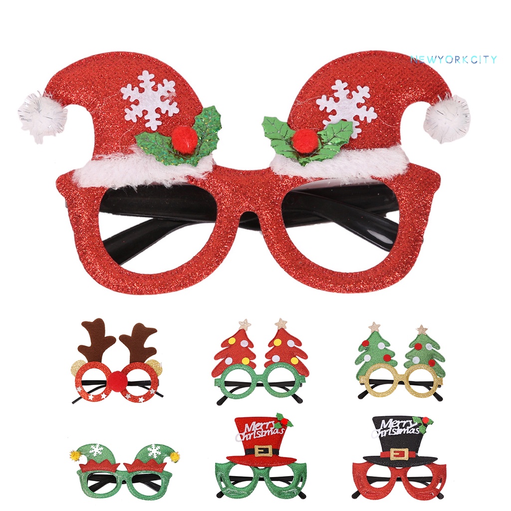 Ny-kính Mát Hình Tuần Lộc Giáng Sinh Thông Dụng Thoải Mái Nhiều Kiểu Dáng Trang Trí Cho Masq