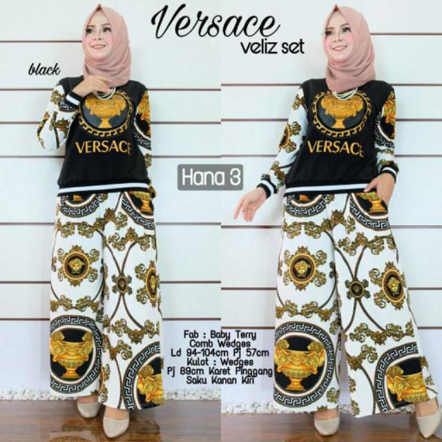 (hàng Mới Về) Bộ Mỹ Phẩm Trang Điểm Hana 3 Versace Veliz