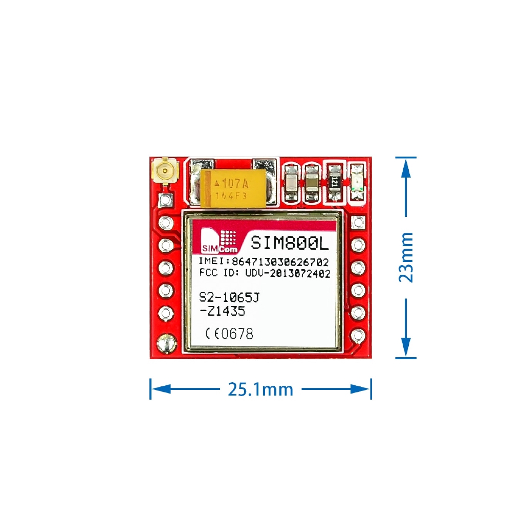 Bảng mô-đun GSM SIM800L GPRS Micro SIM Core nhỏ cổng nối tiếp TTL bốn băng tần