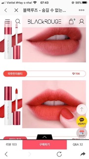 Son kem lỳ Black Rouge
