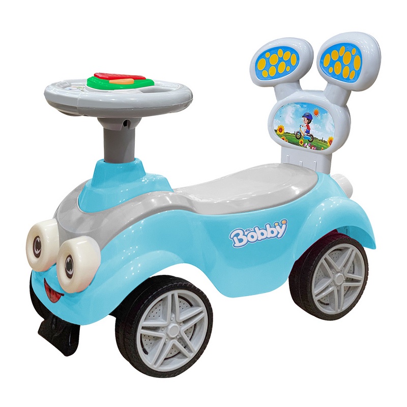 Xe chòi chân hình thú cưng màu xanh