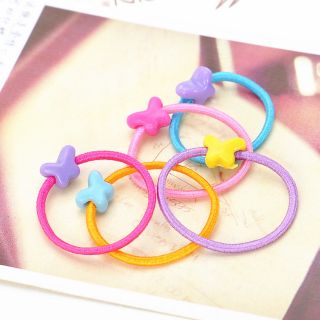 SET 20 CÁI CHUN CỘT TÓC CHO BÉ BUỘC TÓC ĐỦ MÀU CHO BÉ