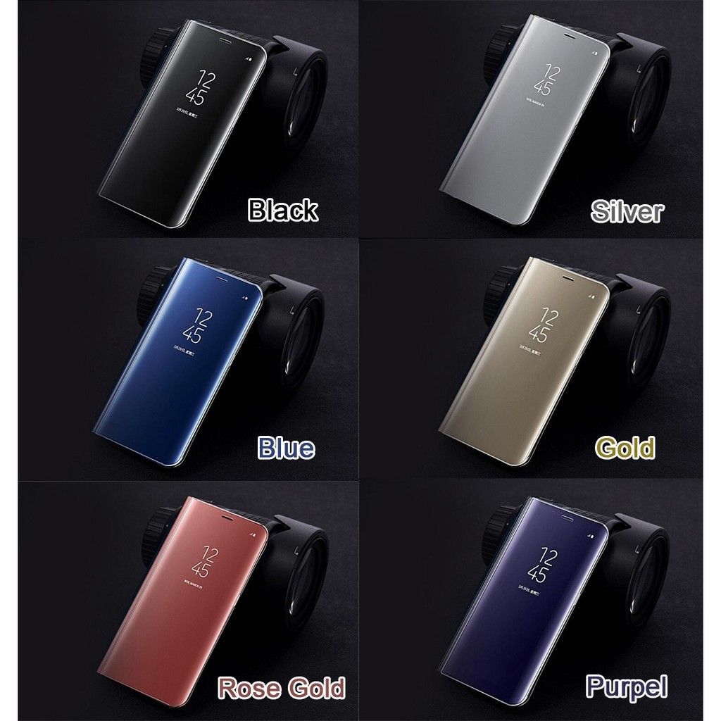 Hsm Fashion Cover Case Xiaomi Redmi Note 4 4x 5 5a 6 6pro Casing Redmi 4x 5a 6 6a Stand Auto Sleep Clear View Flip Mirror Casing