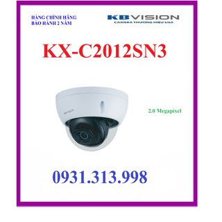 Camera ip dome hồng ngoại 2.0 megapixel kbvision kx-c2012sn3