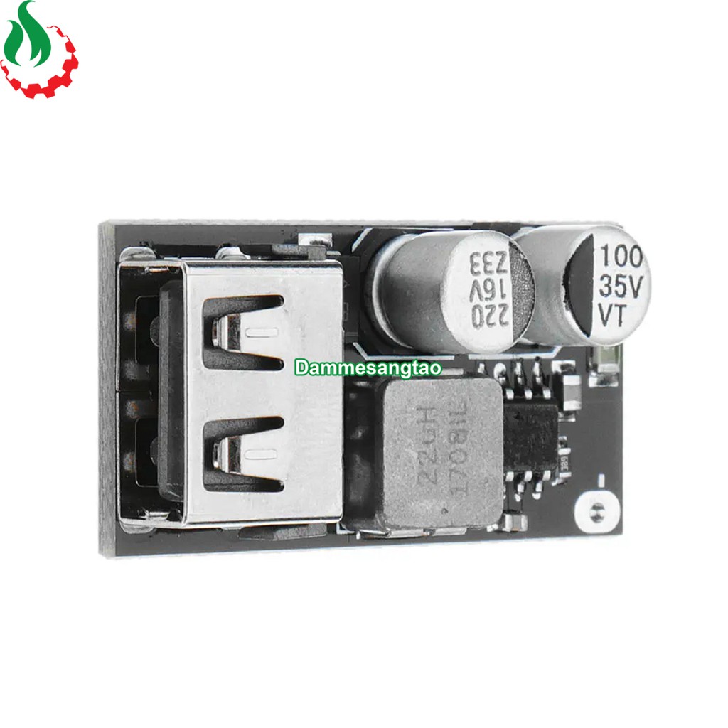 DMST Mạch hạ áp đầu vào 6V-32V đầu ra 5V QC3.0 sạc nhanh