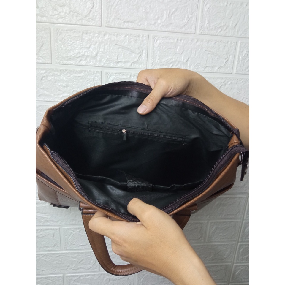 Túi Xách Công Sở KOKIBEDY Nam Nữ Da PU Cao Cấp Cặp Sách Nhiều Ngăn Đựng Laptop 13 14 15 6 inch | BigBuy360 - bigbuy360.vn