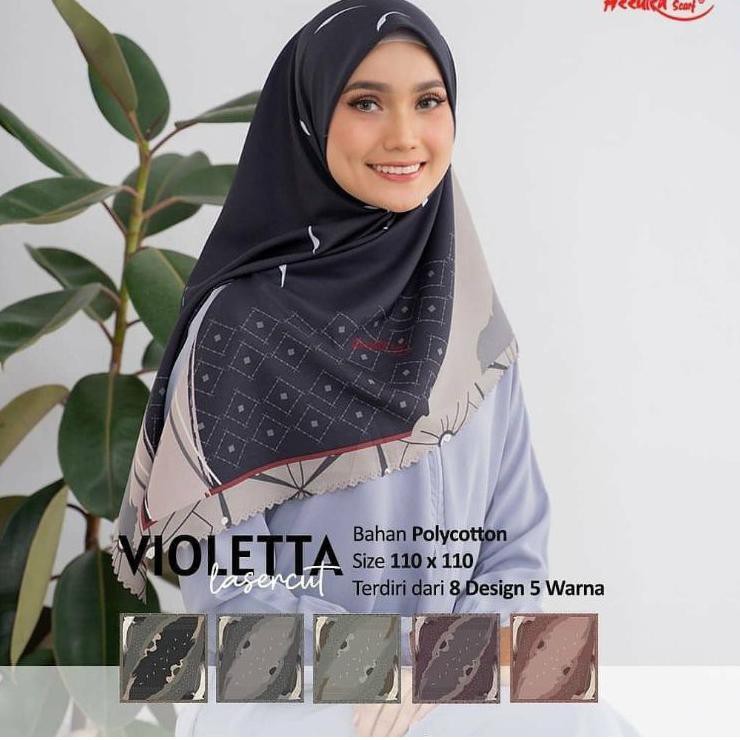 Poster Treo Tường In Hình Anime Isla Jilbab Quadrangle 02 Violetta Lc Azzura Polycotton