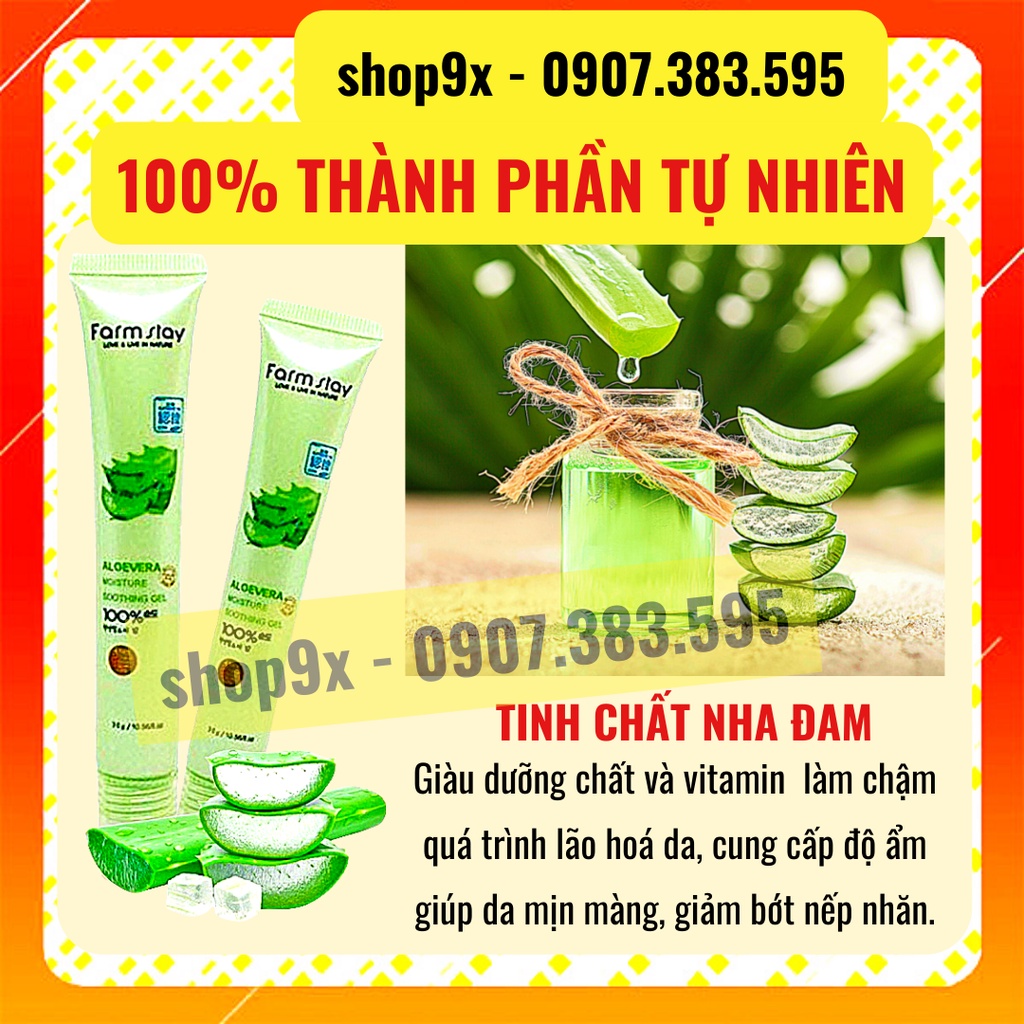 Cây Lăn Mắt Nha Đam Farm Stay Giảm Thâm Quầng Bọng Mắt