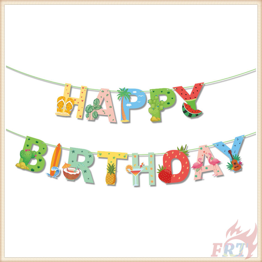 ♦ Trang Trí Tiệc - Banner &amp; Topper Bánh ♦ Que Cắm Trang Trí Bánh Sinh Nhật Hình Chữ &quot;Happy Birthday&quot;