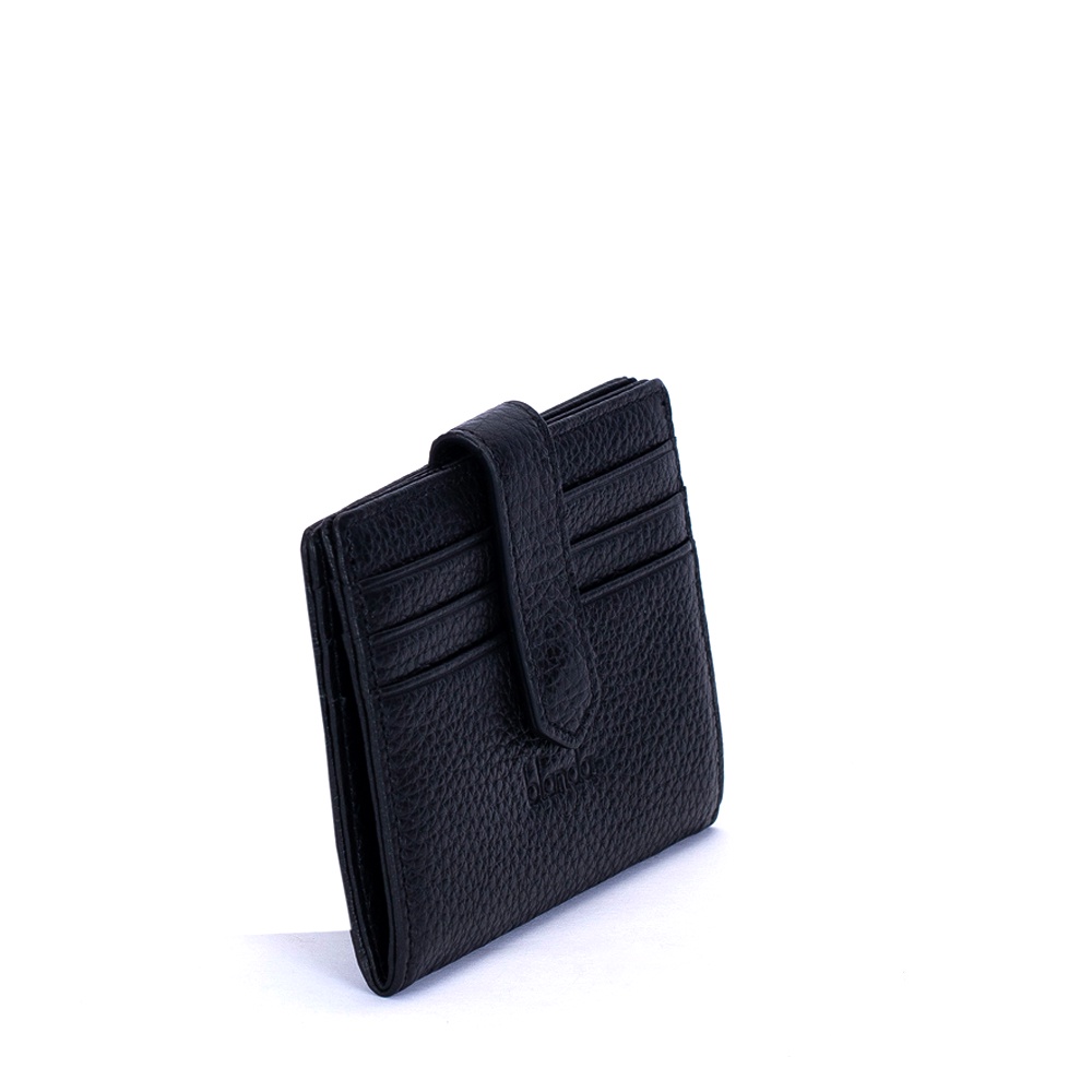 Ví đựng card da bò thật, chất liệu da hạt Nappa, thương hiệu Blanda 8VNBH06