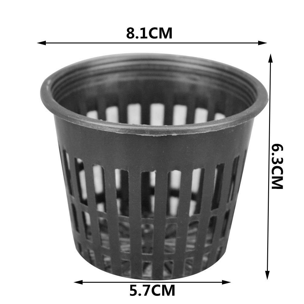 1Pcs 3 Inch Heavy Duty Mesh Pot Net Cup Basket Hydroponic Aeroponic Planti C4D0