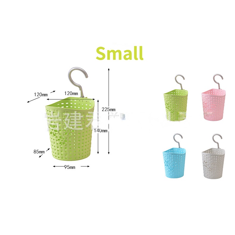 Giỏ Nhựa Đựng Đồ Đa Năng Có Thể Xếp Chồng Tiện Dụng Cho Nhà Bếp / Phòng Tắm