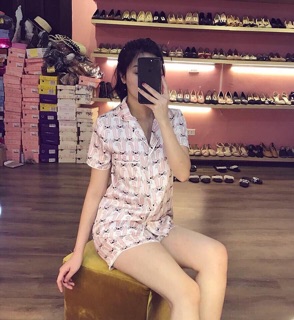 Bộ ngủ lụa satin