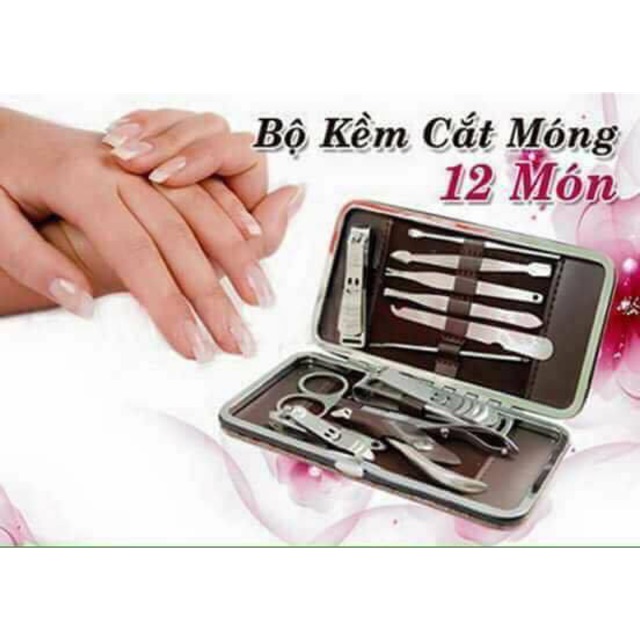 Bộ bấm móng tay 12 món