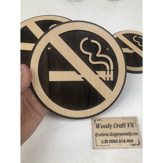 Bảng Gỗ Cấm Hút Thuốc - Chống Ẩm, Mốc, Bền Vĩnh Viễn