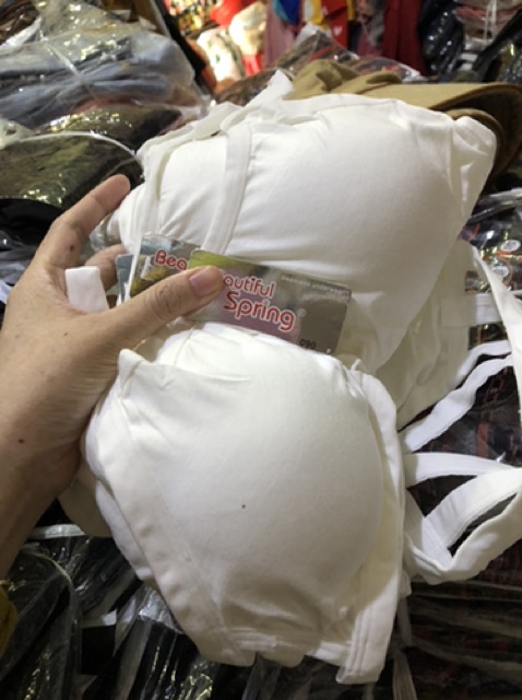 Áo lá học sinh có mút đệm 3 dây sau