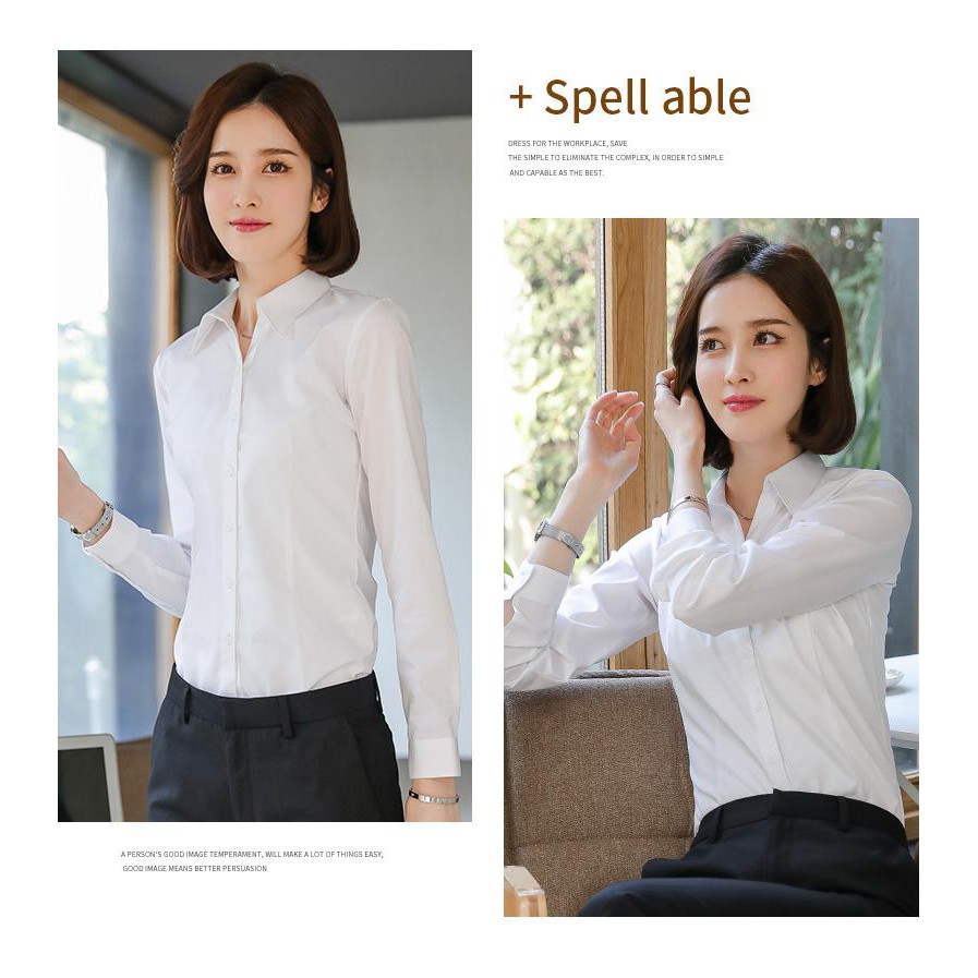 [Mã FAMAYWA giảm 10K đơn 50K] Áo Sơ Mi Nữ Trắng Công Sở | BigBuy360 - bigbuy360.vn
