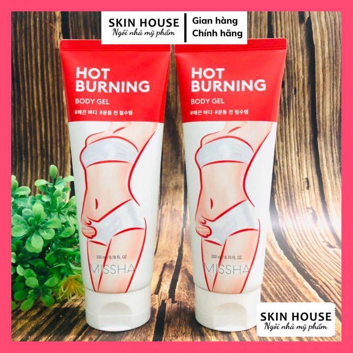 HÀNG CHÍNH HÃNG - Kem Tan Mỡ Bụng Missha Hot Burning Perfect Body Gel 200ml