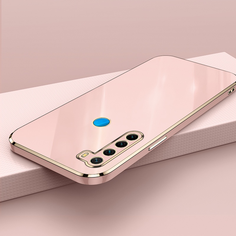 Ốp Điện Thoại Hình Máy Chơi Game Cho Xiaomi Redmi K40 K40 Pro Note 10 5G Note 7 Pro Note 8 Pro Square Edge Pattern Design Luxury Plating Soft Silica gel Phone Case