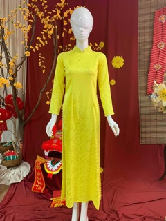 Áo gấm cao cấp đính ngọc