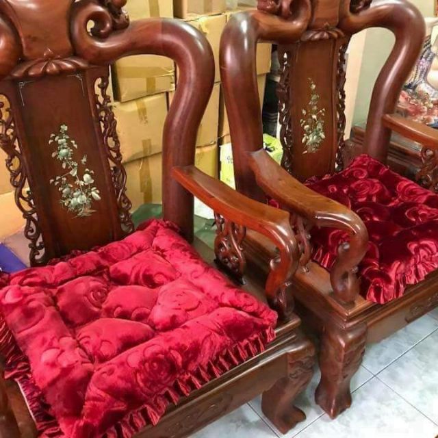 Nệm ghế nhung