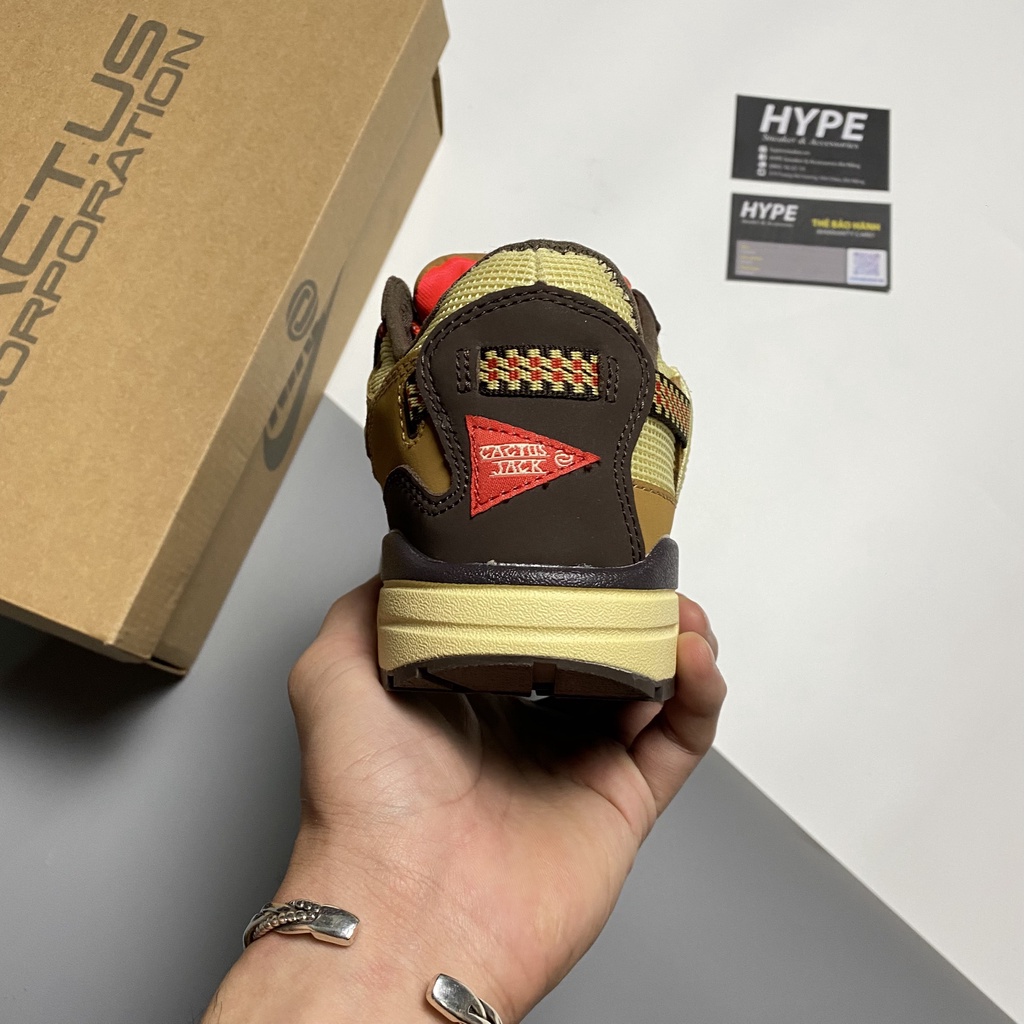 Giày Air Max 1 Travis Scott Baroque Brown  - Hype Sneaker | Phiên bản high quality.