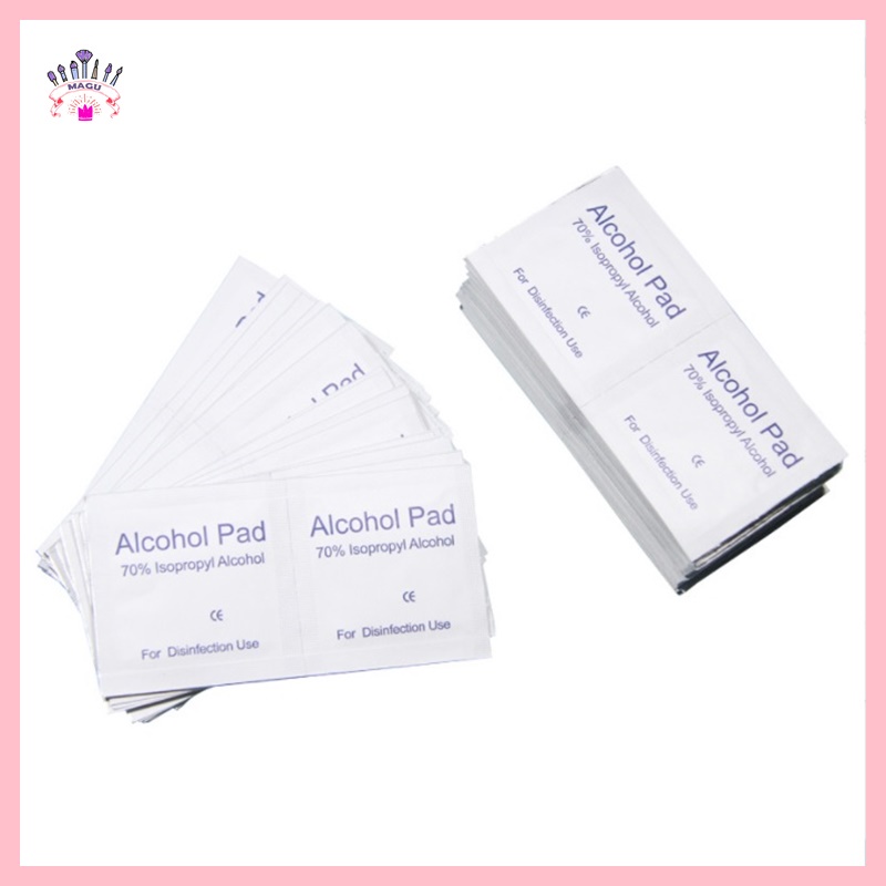 Combo 10 miếng cồn lau móng Alcohol Pad mã Pad10