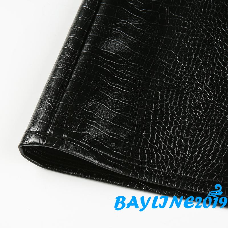 Chân váy ngắn chất liệu da pu phong cách gợi cảm dành cho nữ