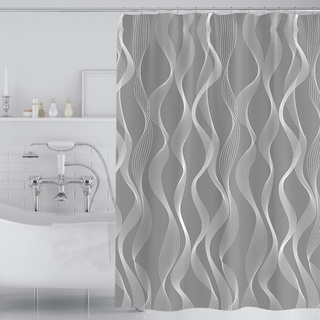 Rèm Cửa Nhà Tắm Bằng Polyester Dày Chống Thấm Nước