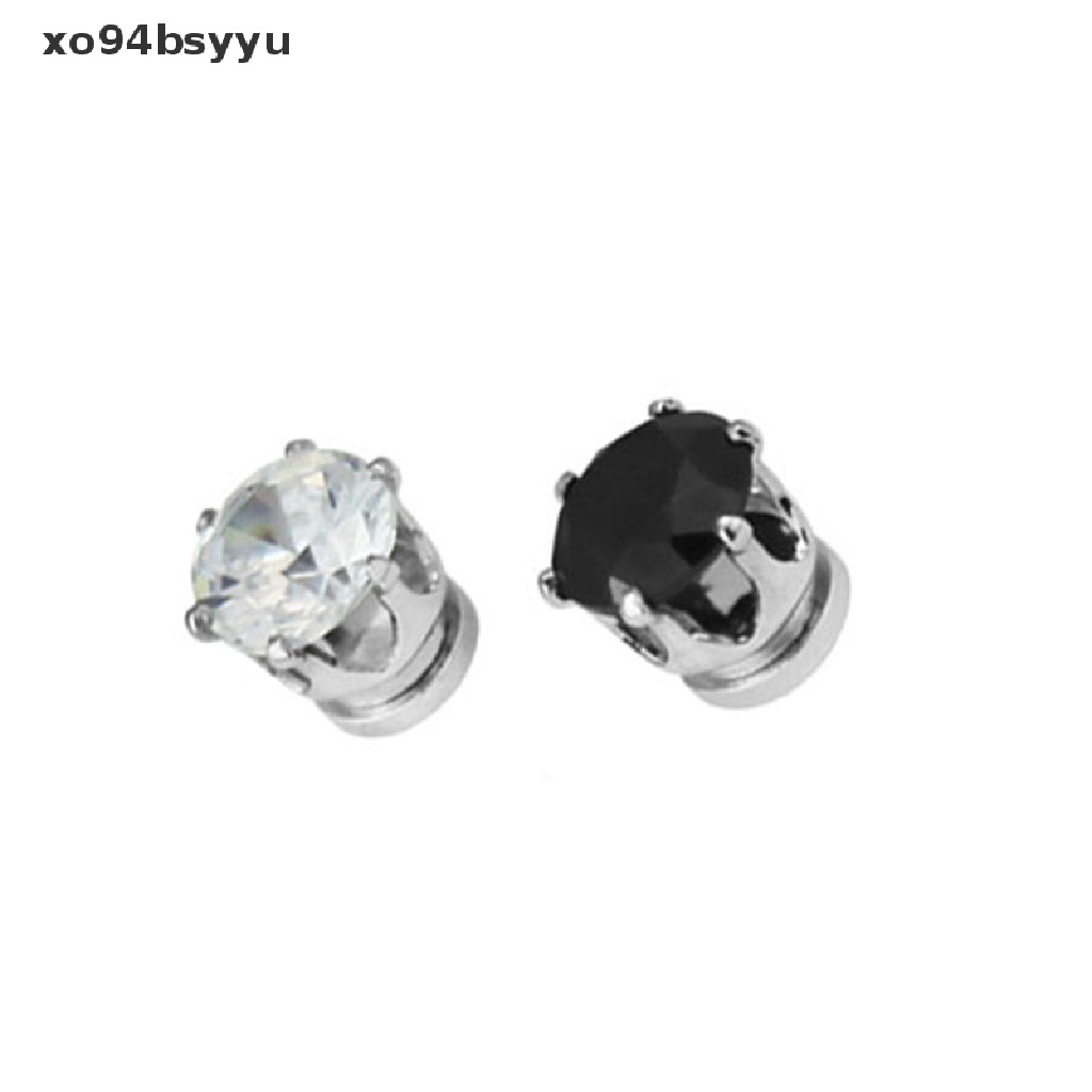 1 Cặp Khuyên Tai Nam Châm xo94bsyyu Màu Đen