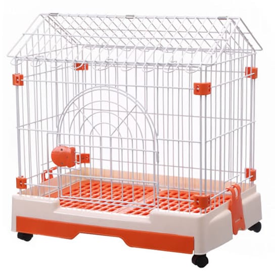 Lồng chó mèo có bánh xe (2 loại) Lồng sắt cho chó mèo