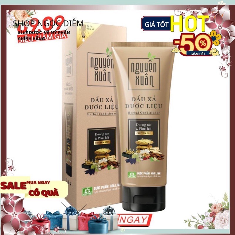 Dầu gội Dược liệu Nguyên Xuân nâu 200ml/250ml/385ml dành cho tóc thường,hư tổn,gàu ngứa...