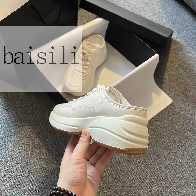 SỤC BATA BAISILI - GIÀY THỂ THAO THỜI TRANG NỮ BÍT MŨI ĐẠP GÓT NỮ TÍNH ĐẾ ĐỘN BB200804