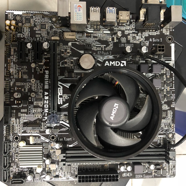 Combo main Asus A320m + Ryzen 3 2200G