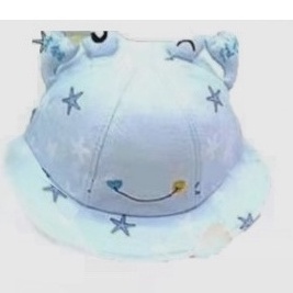 Mũ vành họa tiết hình sao phong cách Hàn Quốc cho bé từ 0-2t