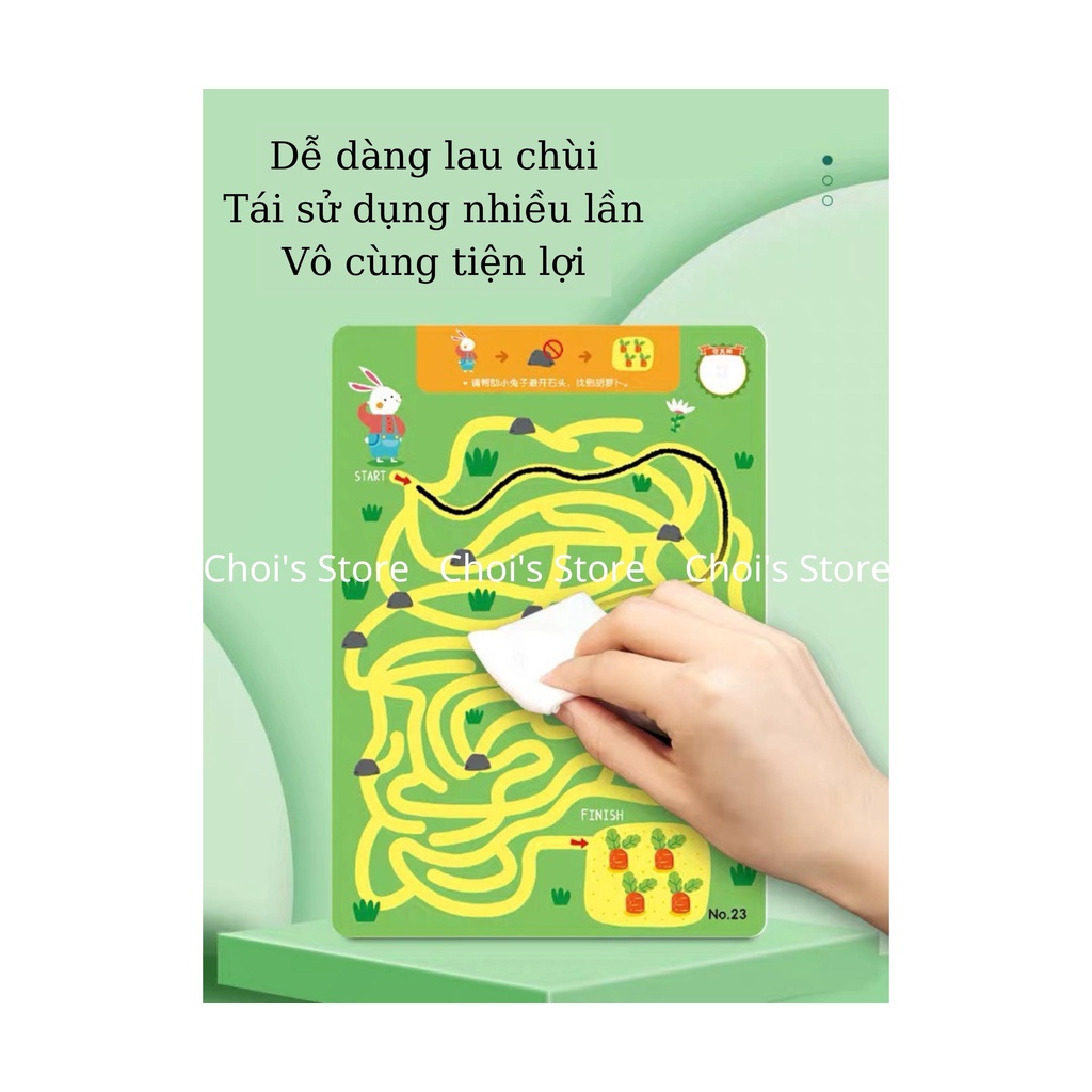 Trò chơi Tìm mê cung cho bé 2-5 tuổi hãng Saalin