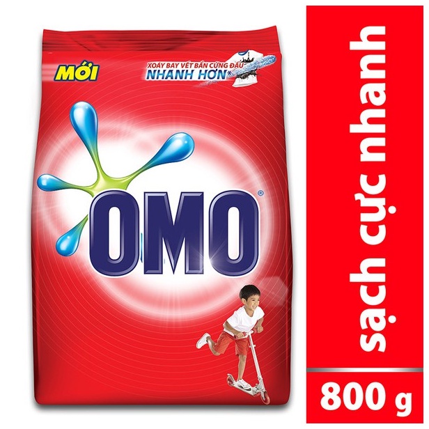 Bột giặt Omo hệ thông minh 800g.