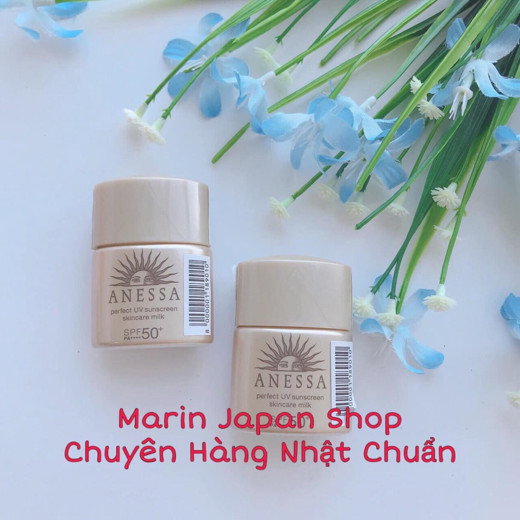 (Chuẩn Nhật Bản) Kem chống nắng Anessa Shiseido 12ml chuẩn mua tại Store Nhật Bản